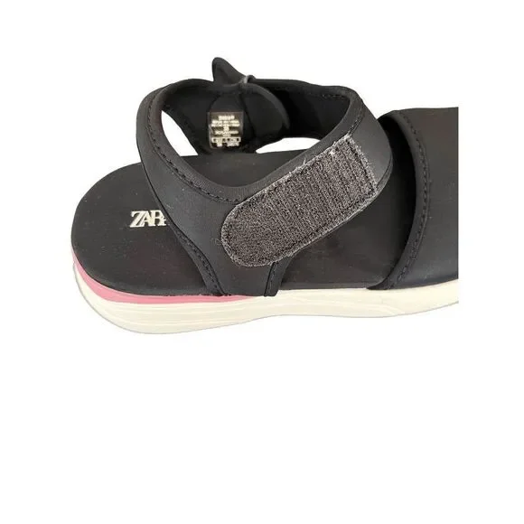 ZARA Platform Wedge Sandals size 8 - Picture 6 of 9